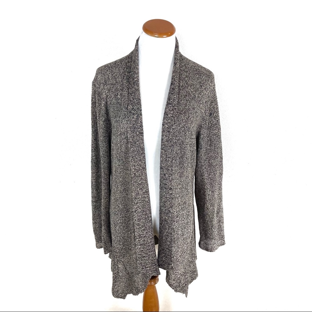 Eileen Fisher Linen‎ Open Knit Long Sleeve Cardigan Sweater Women’s Sz Large